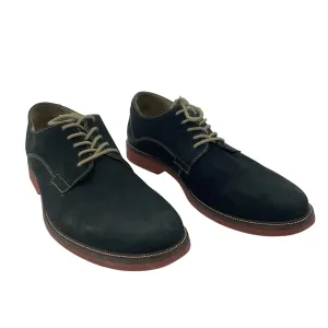 1901 Men's Black & Cream Nubuck Oxford Dress Shoes Size 13 Preowned