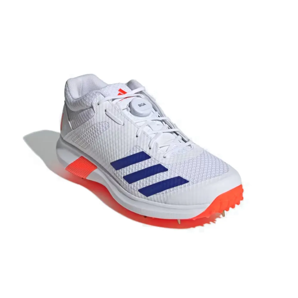Adidas Men's Adipower Vectorid 20 Cricket Shoe (White/Blue/Red)
