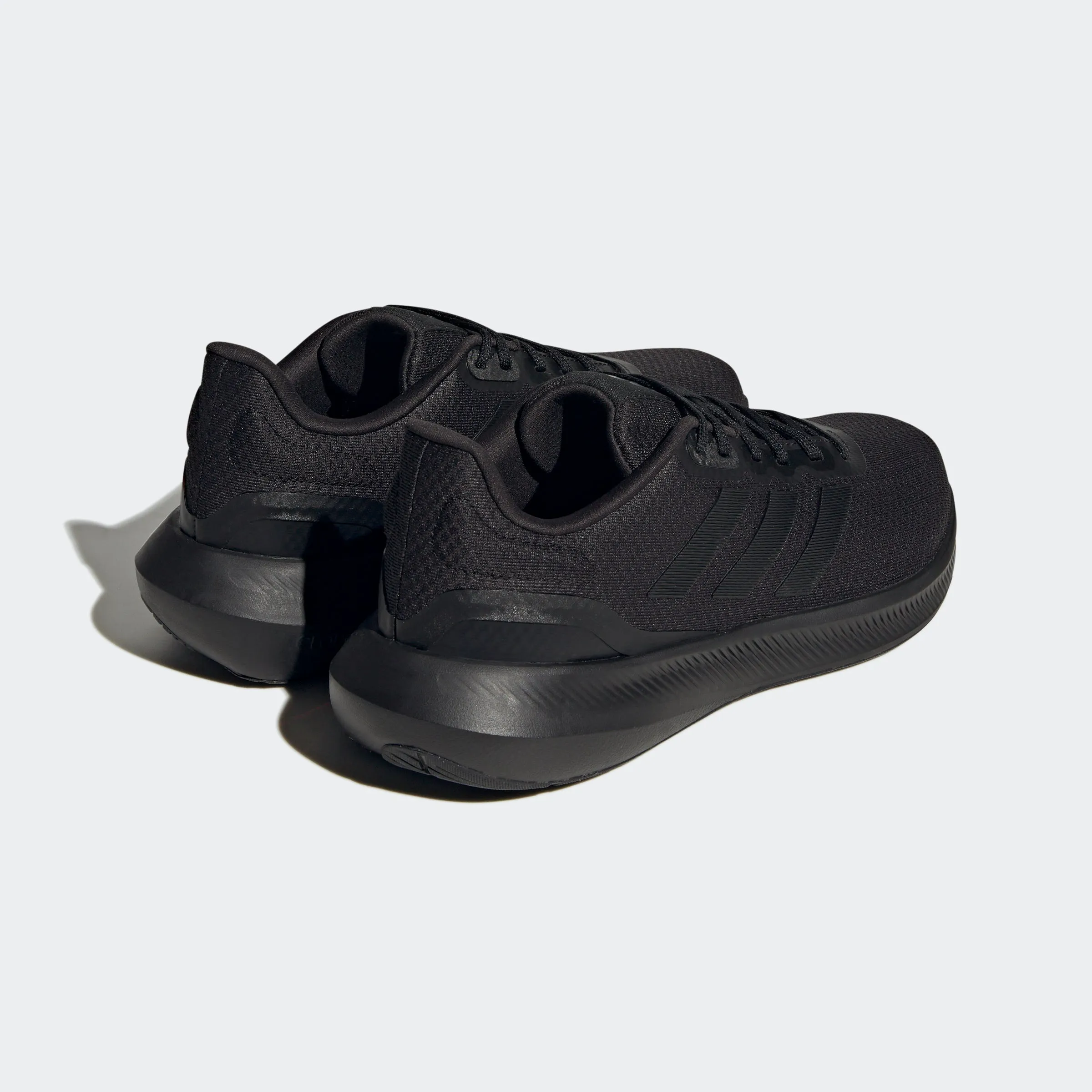 adidas RUNFALCON 3.0 Wide Cloudfoam Running Shoes | Black | Men's