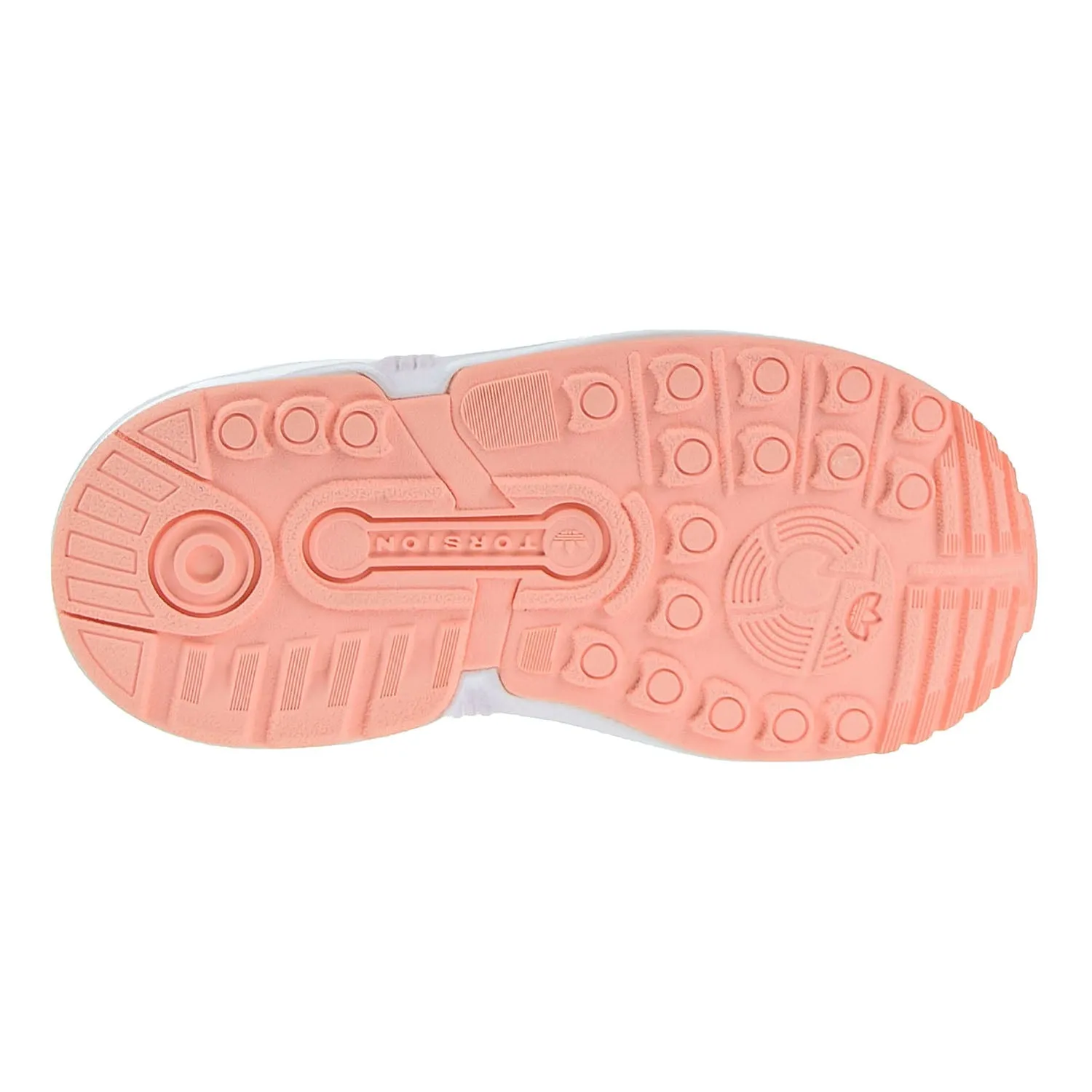 Adidas ZX Flux EL Toddler's Shoes Hazcor/White