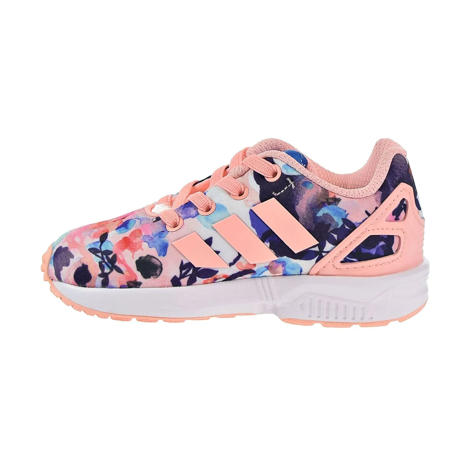 Adidas ZX Flux EL Toddler's Shoes Hazcor/White