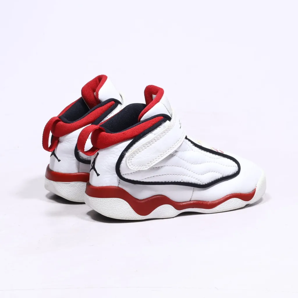 Air Jordan Pro Strong Sport Shoes Leather White Color For Kids