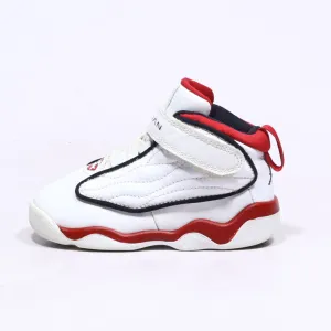 Air Jordan Pro Strong Sport Shoes Leather White Color For Kids