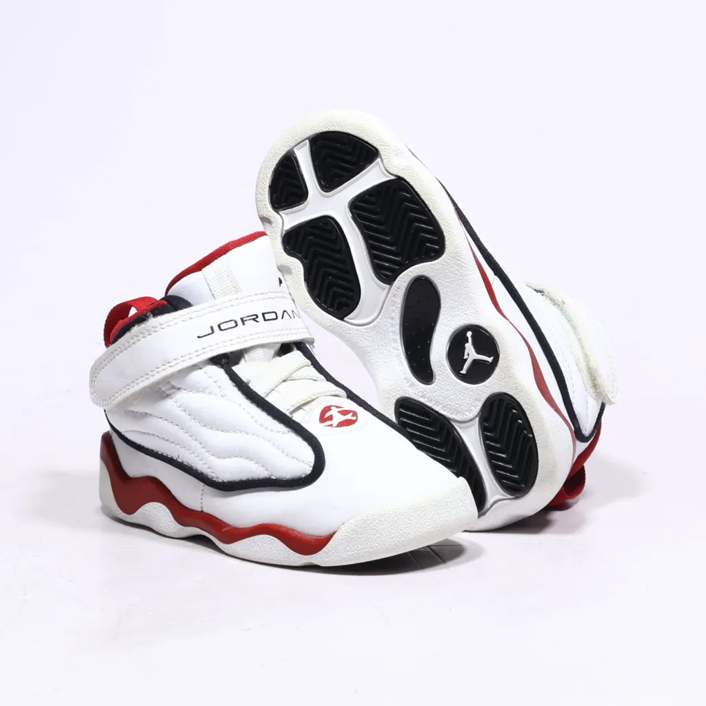 Air Jordan Pro Strong Sport Shoes Leather White Color For Kids