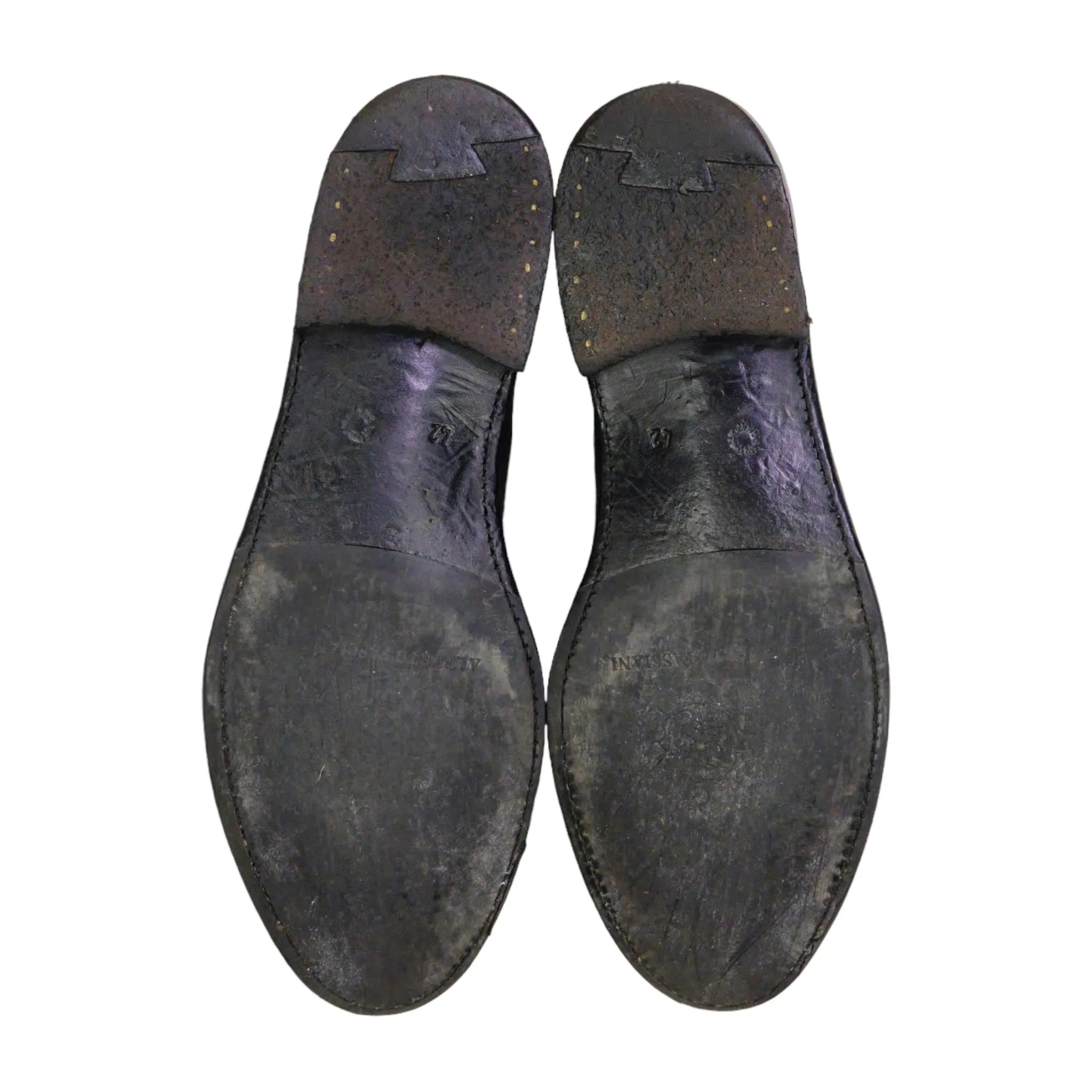Alberto Fasciani - Black Plain Toe Derbies UK 8/EU 42