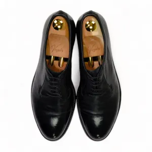 Alberto Fasciani - Black Plain Toe Derbies UK 8/EU 42