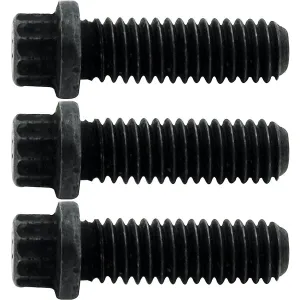 Allstar Performance Mandrel Drive Bolt - 5/16-18 in Bolt - 1 in Long - Hex Head - Black Oxide - Mandrel s - Set of 3