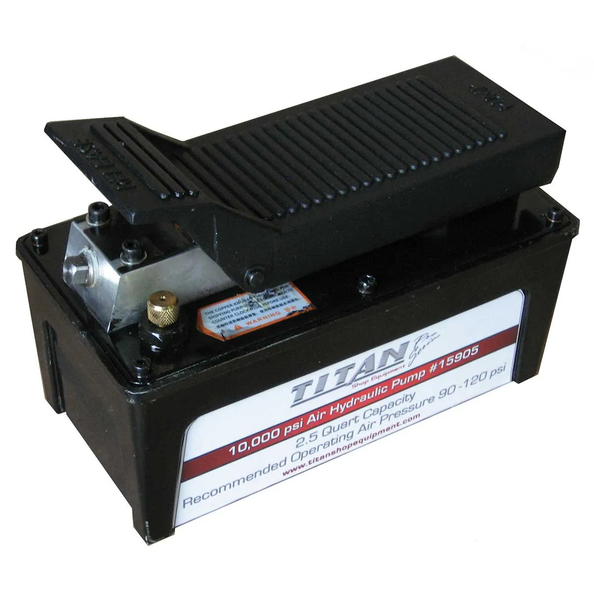 AME 2.5 Quart Titan Air Hydraulic Pump with Aluminum Reservoir