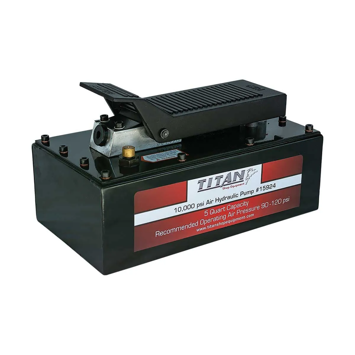 AME Titan 5 Quart Air Hydraulic Pump, 10000 PSI