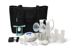Ameda Mya Joy Double Electric Breast Pump, with Large Tote and Accessories, 3.6'' x 4.3'' x 2.16''