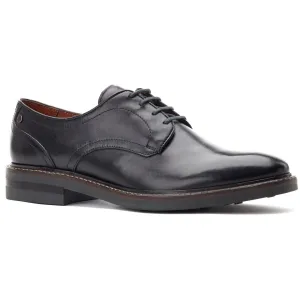 Base London Mawley Leather Men's Black Oxford Shoes