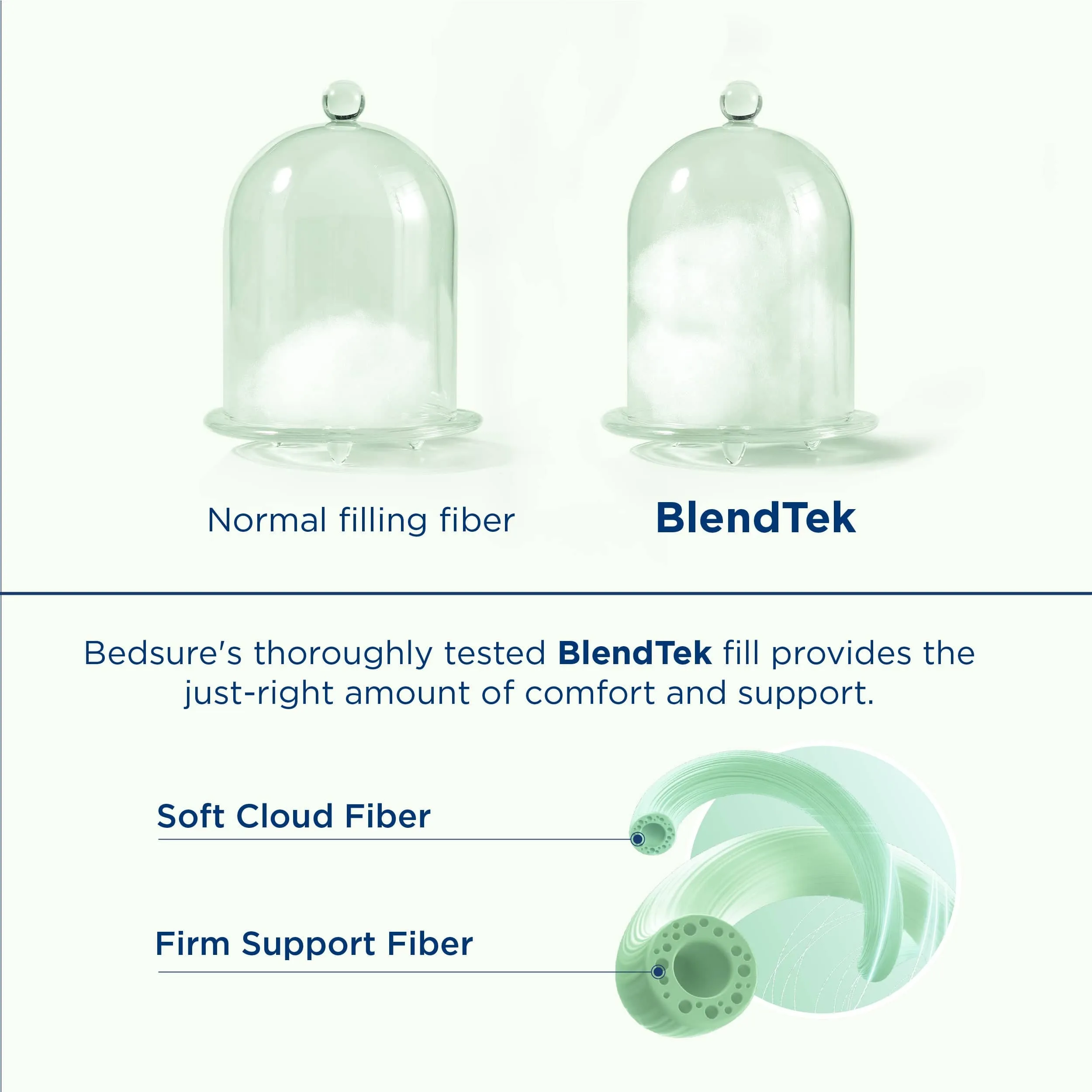 Bedsure Reversible Rayon Derived from Bamboo Pillows