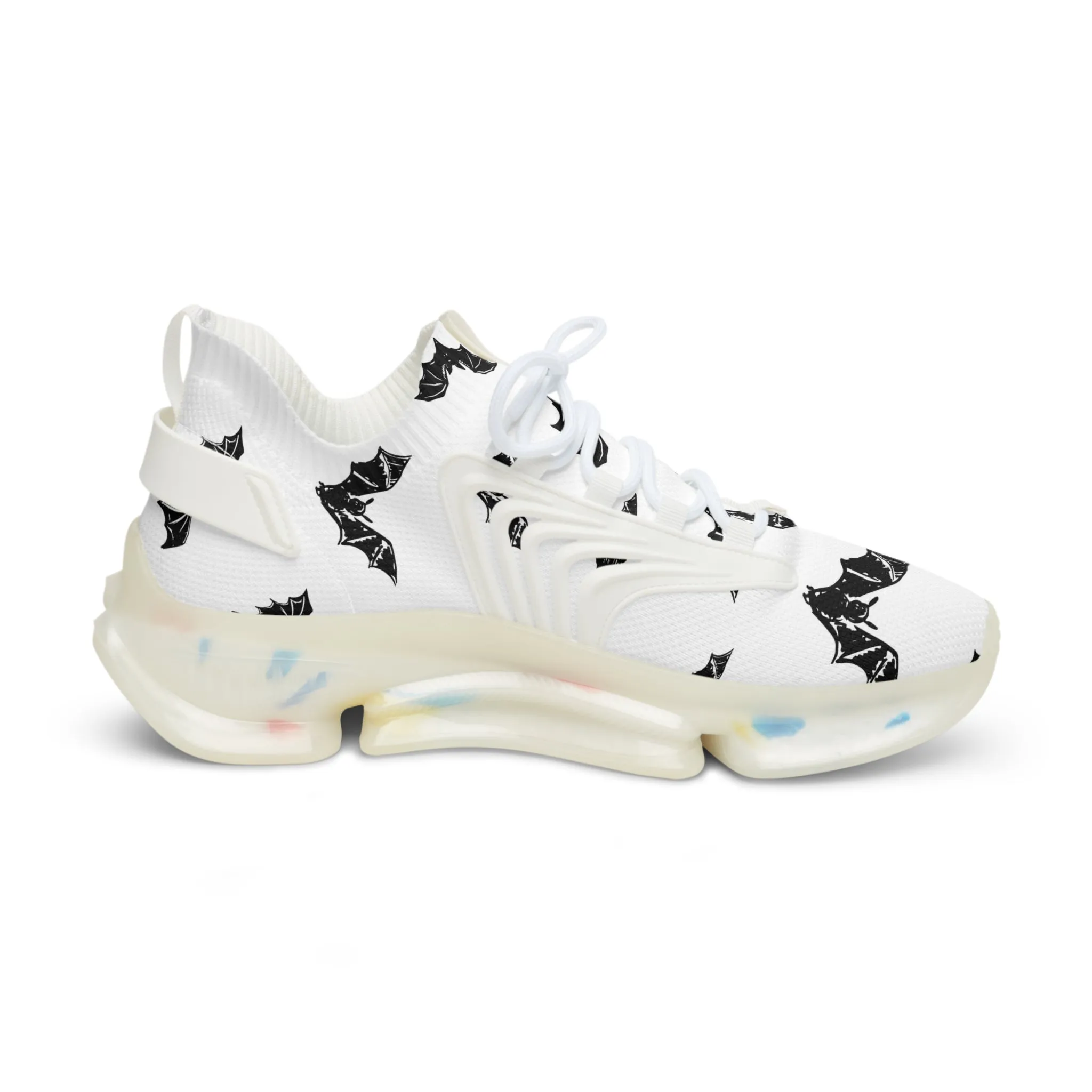 Black Bats Men's Mesh Sneakers