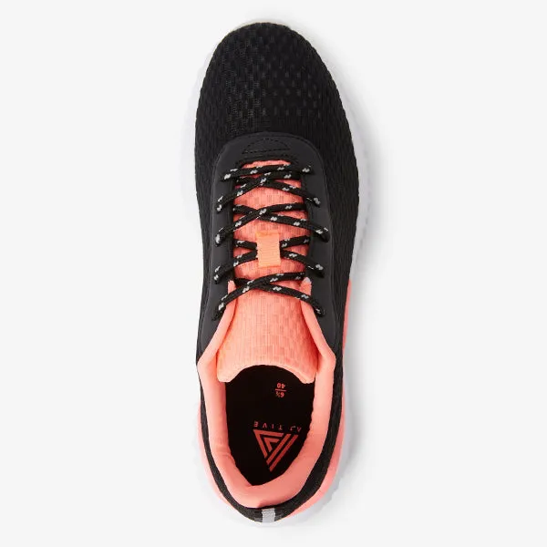Black/Coral Active Sports Trainers