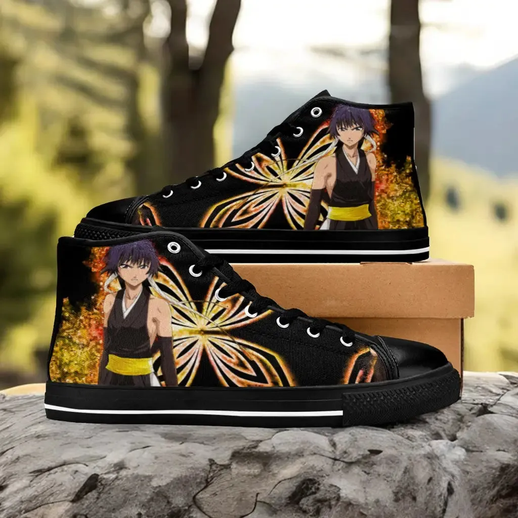 Bleach Soifon Shoes High Top Sneakers for Kids and Adults