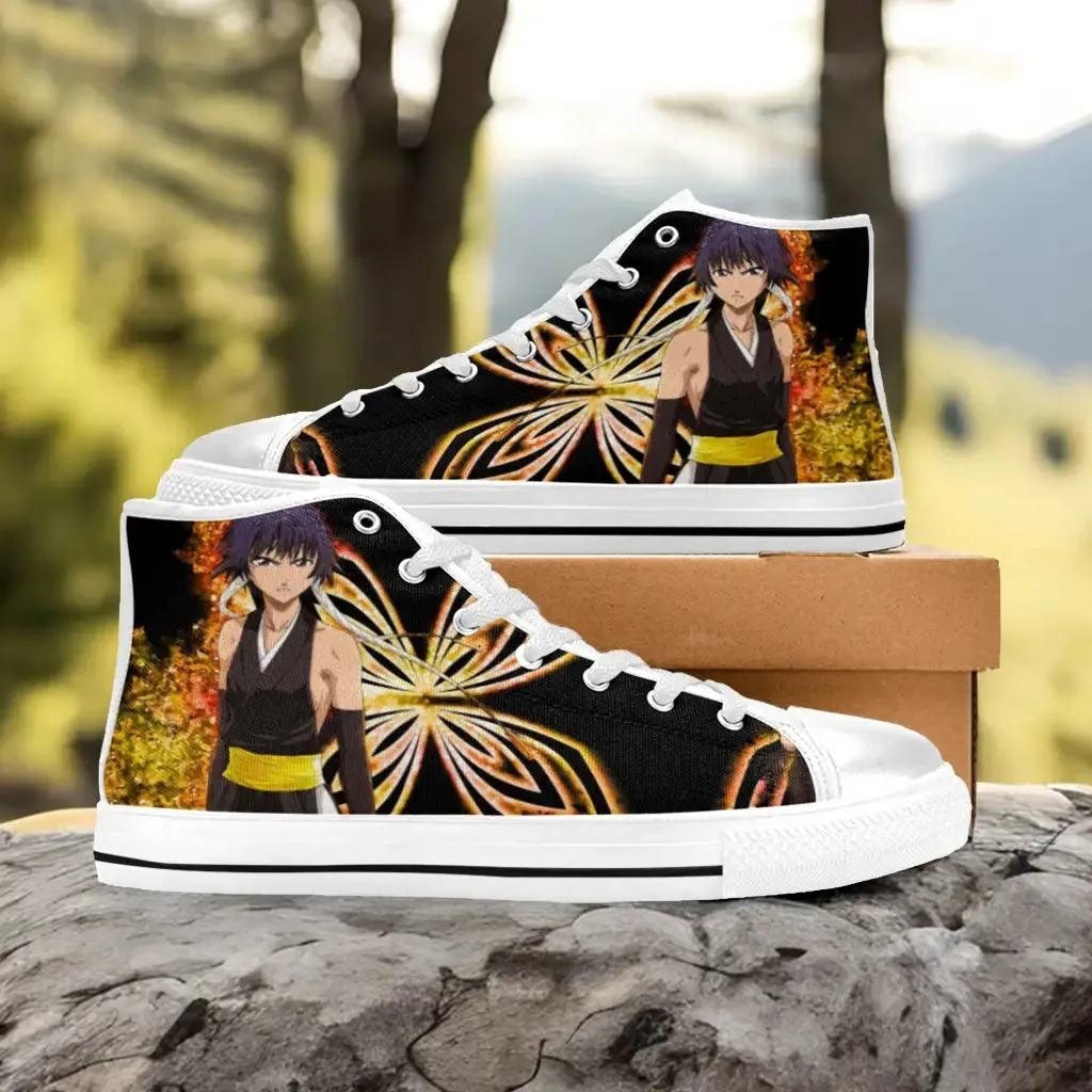 Bleach Soifon Shoes High Top Sneakers for Kids and Adults