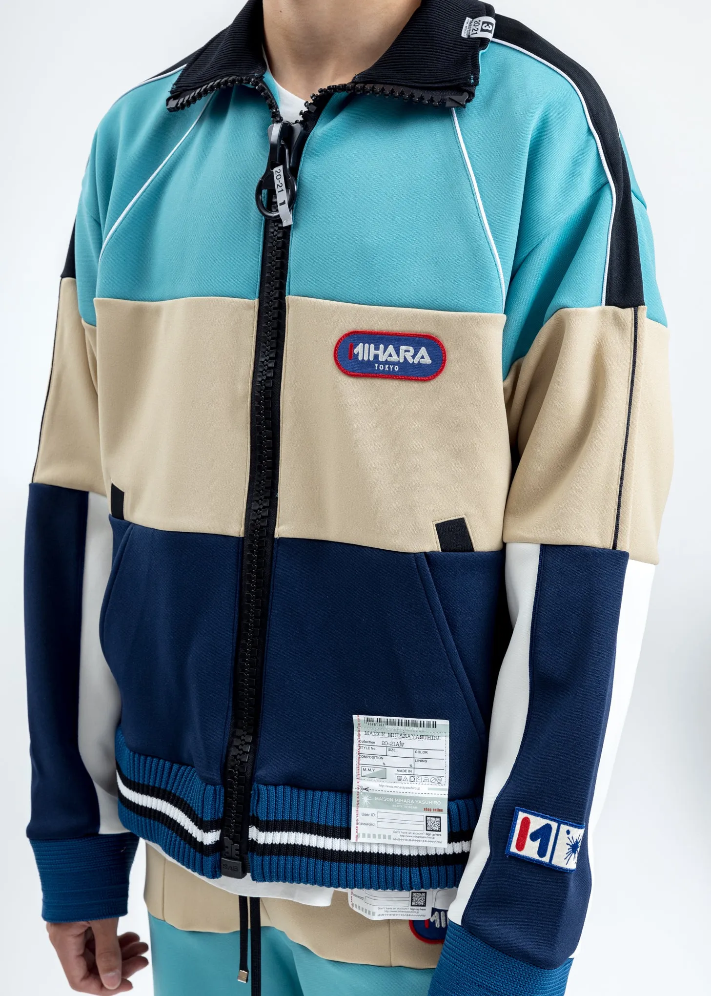 Blue Border Track Jacket
