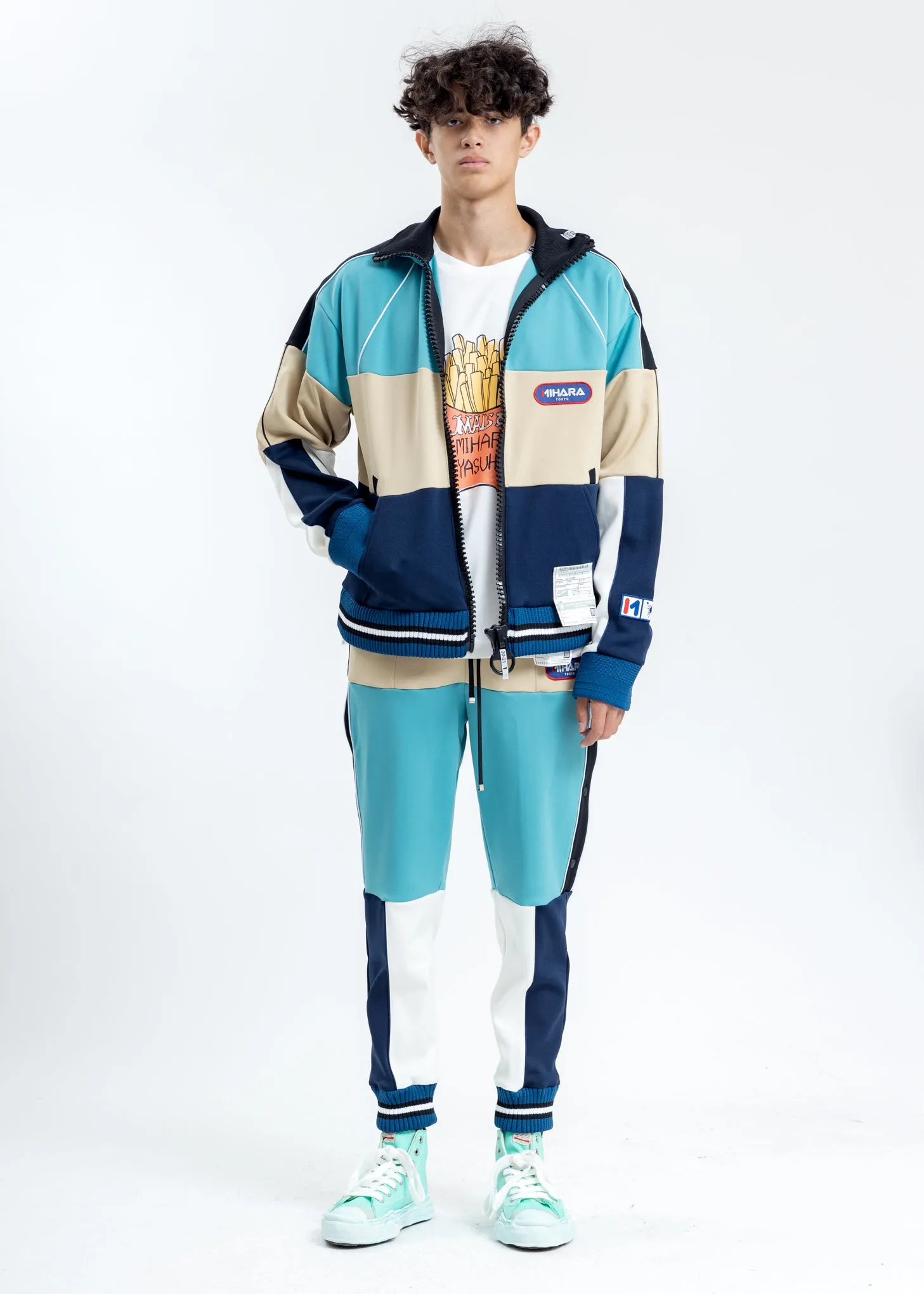 Blue Border Track Jacket