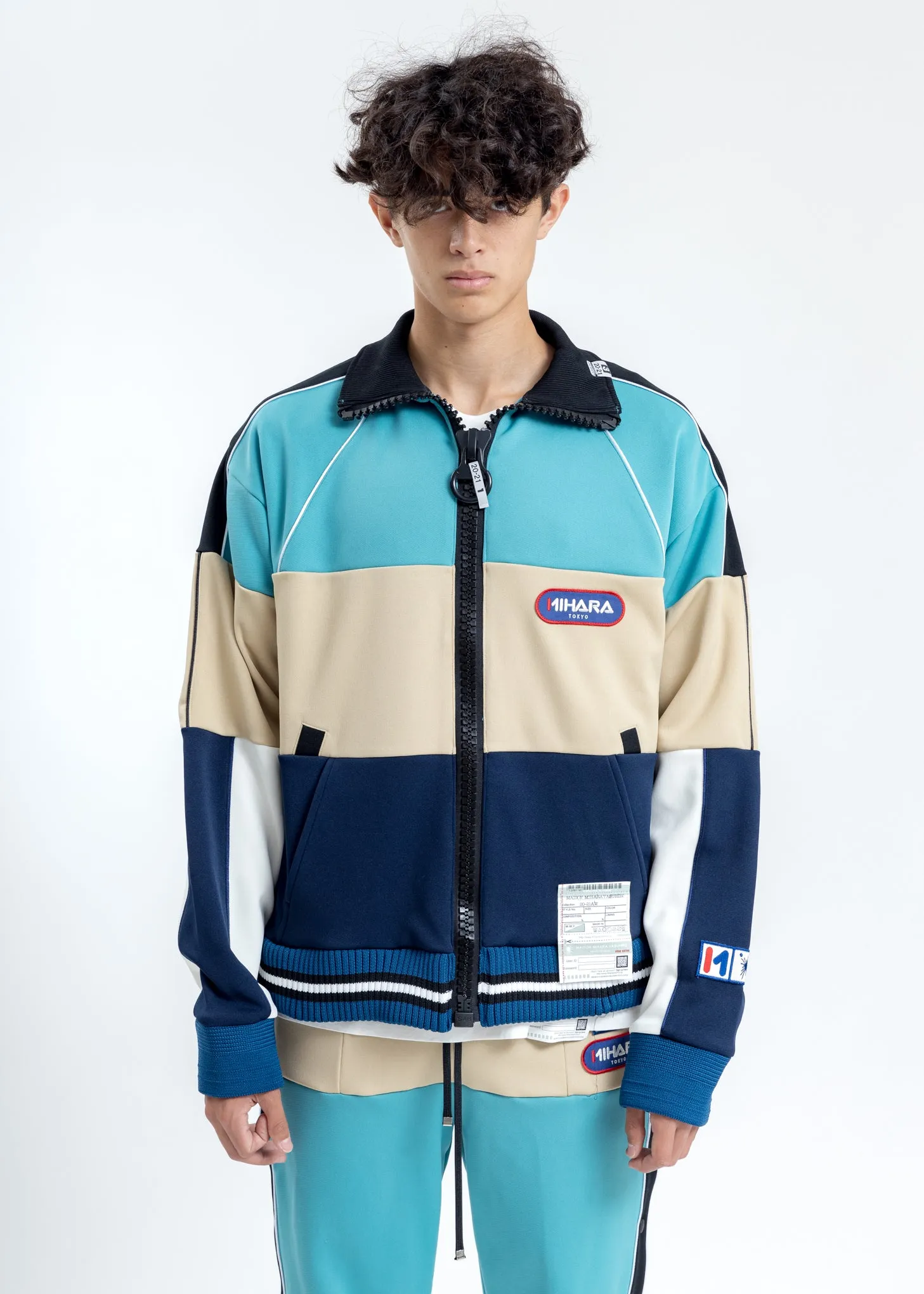Blue Border Track Jacket