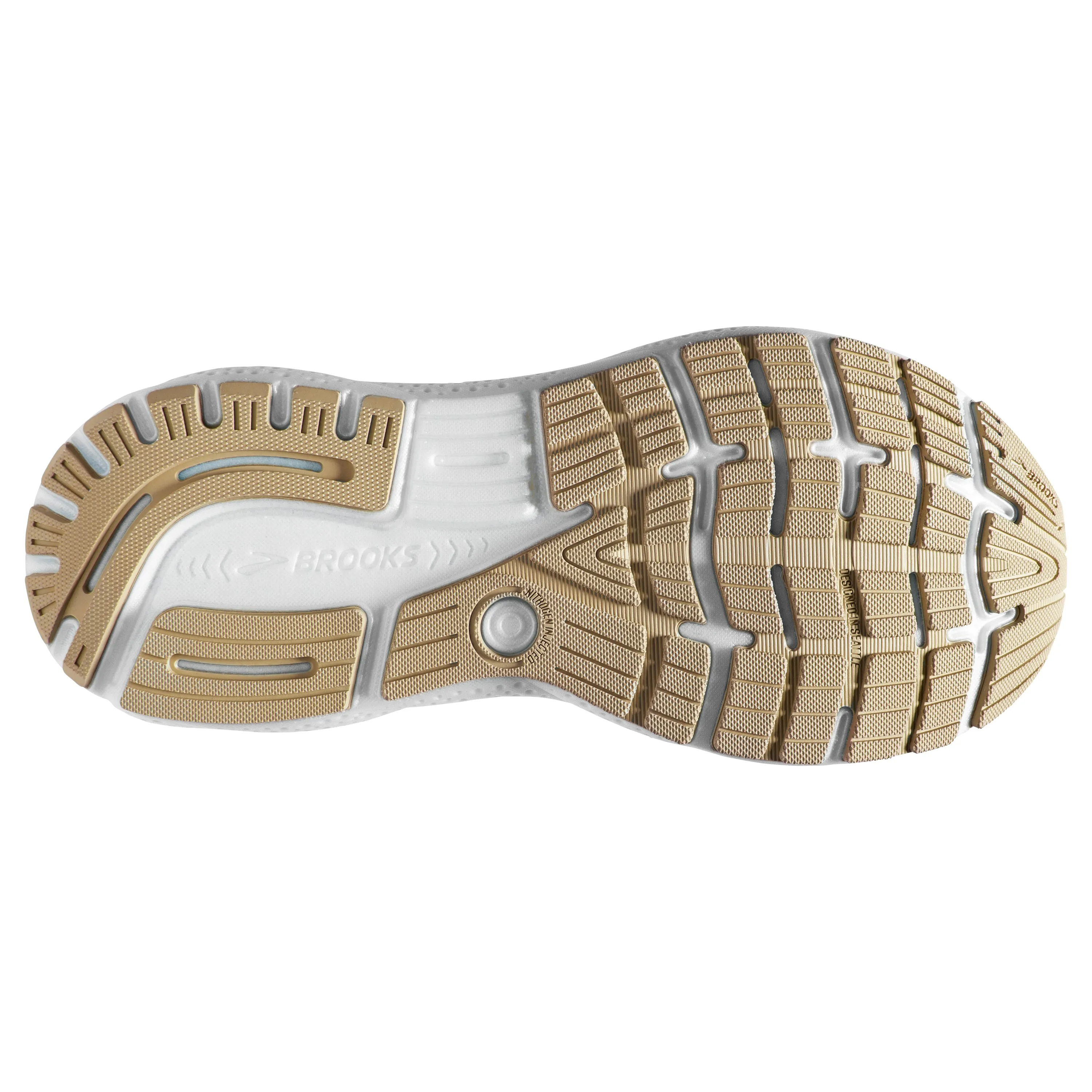 Brooks | Ghost 16 | Women's | White/Grey/Estate Blue