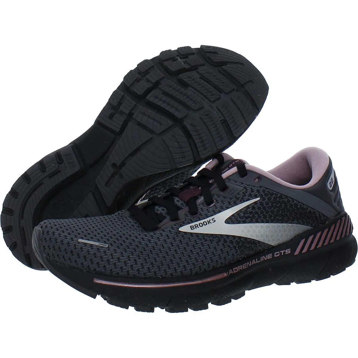 Brooks Womens Adrenaline GTS 22 Workout Fitness Athletic and Training Shoes