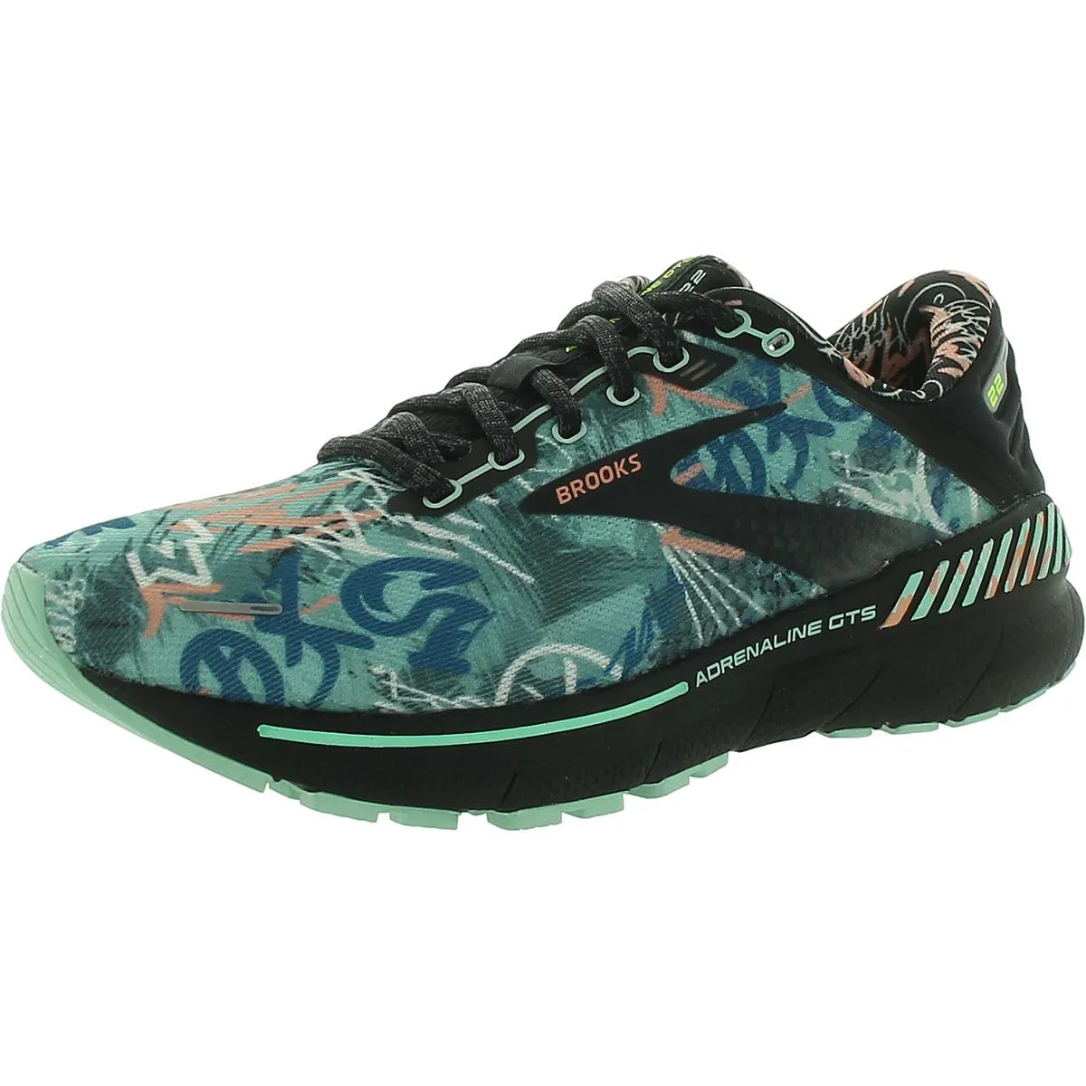 Brooks Womens Adrenaline GTS 22 Workout Fitness Athletic and Training Shoes