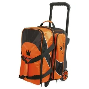 Brunswick Edge Double Roller Orange Bowling Bag