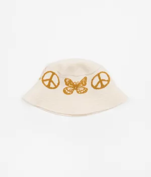 Butter Goods Tour Knit Bucket Hat - Cream