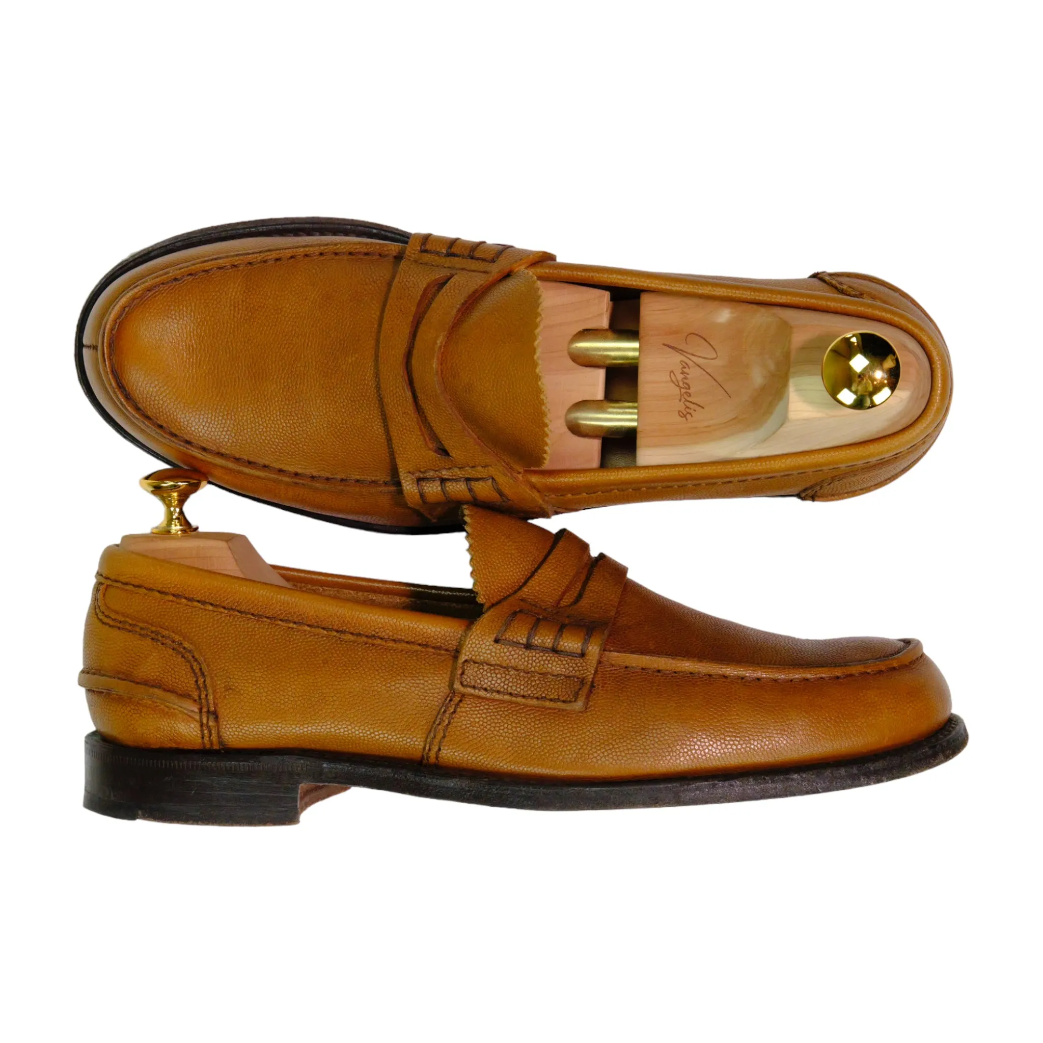 Church's - Tan Grained Pembrey Penny Loafers UK 8,5 / EU 42,5
