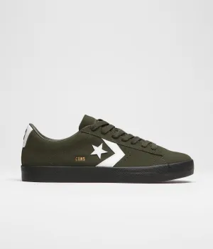 Converse Pro Leather Fall Tone Shoes - Forest Shelter / White / Black