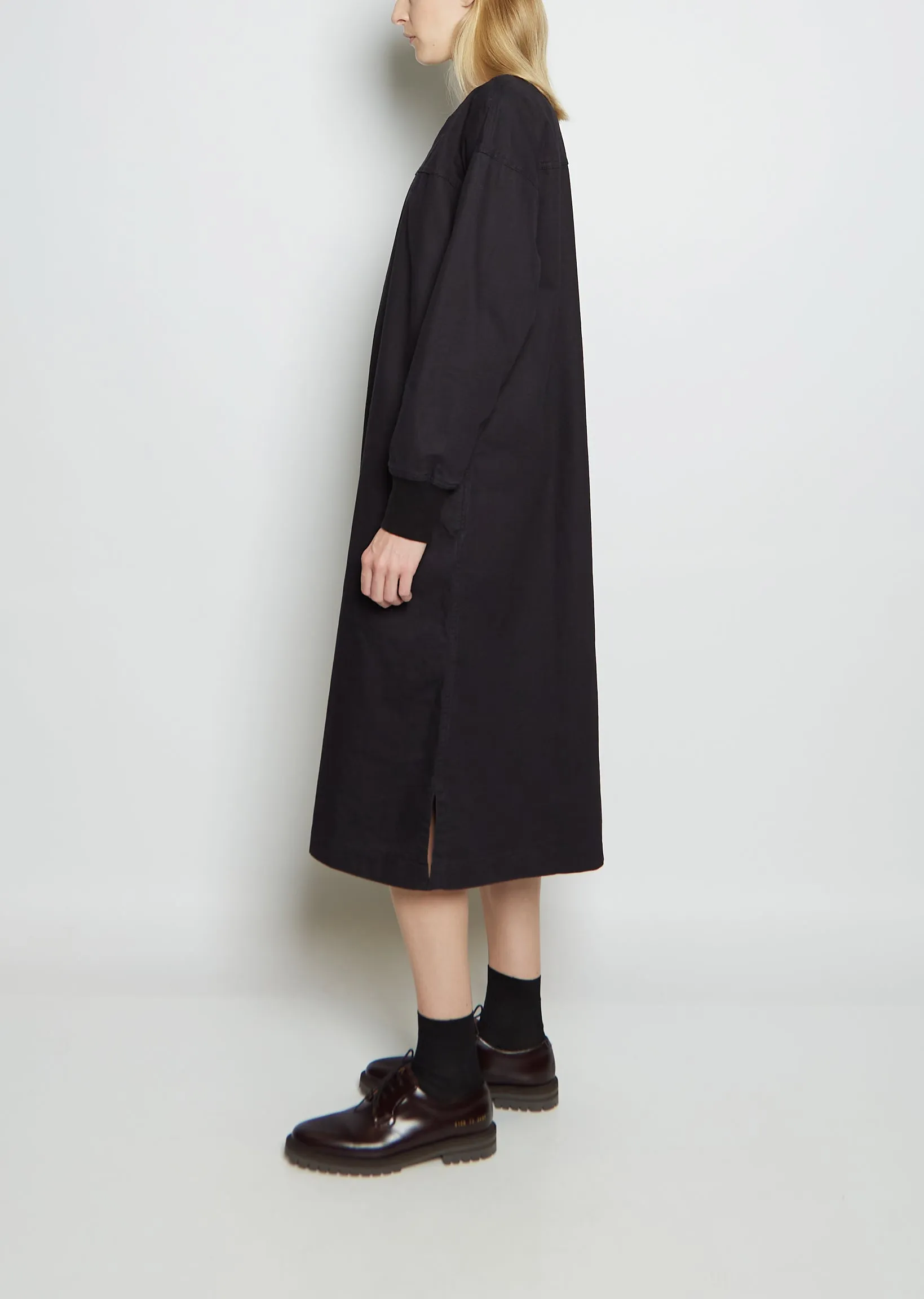 Cotton Twill Smock Dress