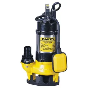Davey High Flow Vortex Submersible Drainage Pumps (Max 500LPM/90kPa)