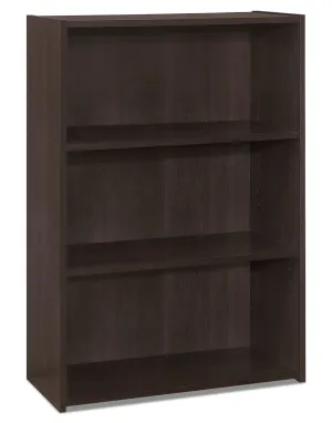Derby 3-Shelf Bookcase - Espresso