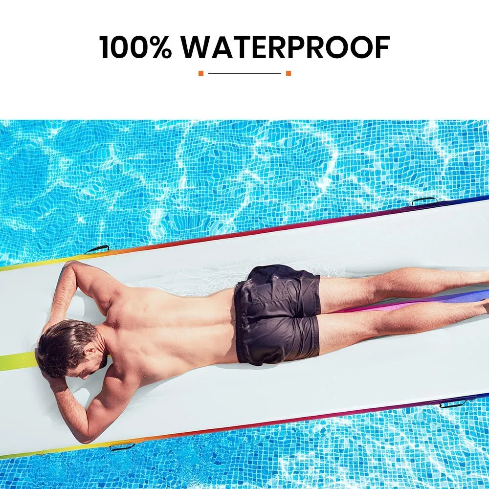 Durable Inflatable Air Track Mat 400x100x10cm with Pump - Proflex