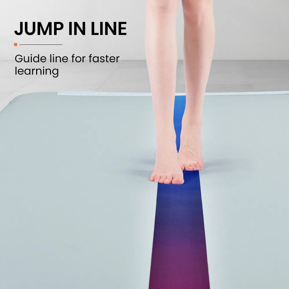 Durable Inflatable Air Track Mat 400x100x10cm with Pump - Proflex