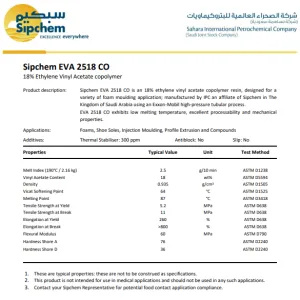 EVA VIRGIN SIPCHEM 2518