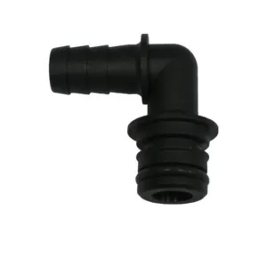 Everflo Quick Connect x 1/2" Hose Barb Elbow Fitting Poly