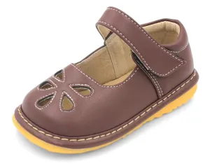 Flower Punch Mary Jane Squeaky Shoes