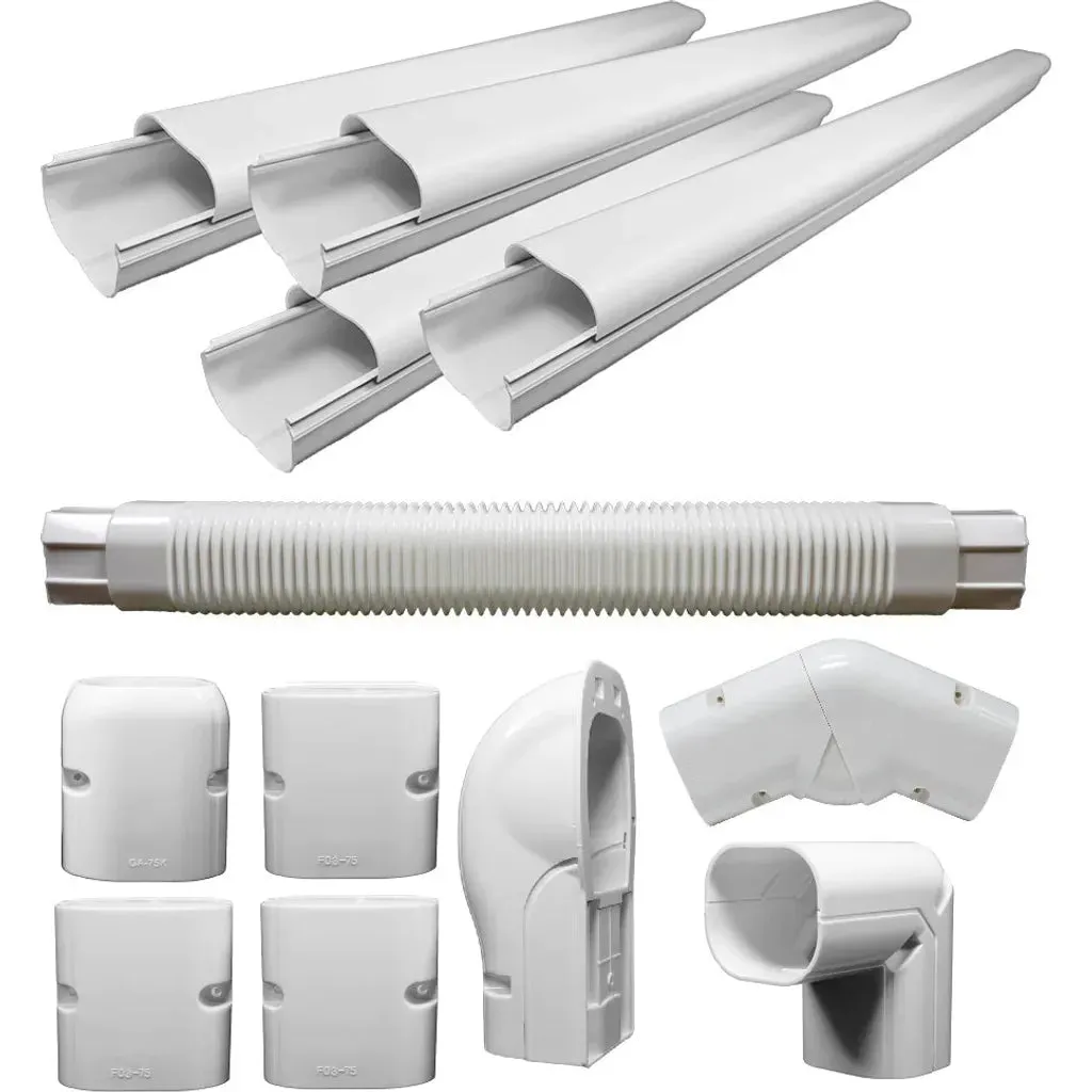 Free Pioneer® Decorative PVC Line Cover Kit for Mini Split Air Conditioners & Heat Pumps ($73.99 Value)