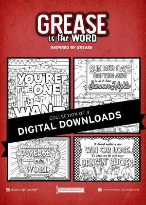 Grease "Grease is the Word" Collection  - DIGITAL DOWNLOAD