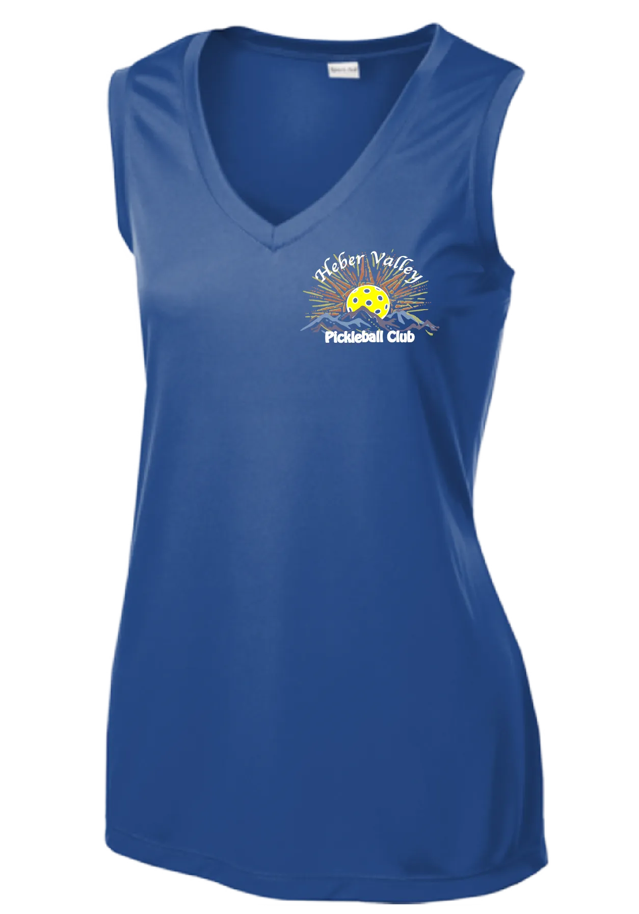 Heber Valley Pickleball Club (Small) | Women’s Sleeveless Athletic Shirt | 100% Polyester