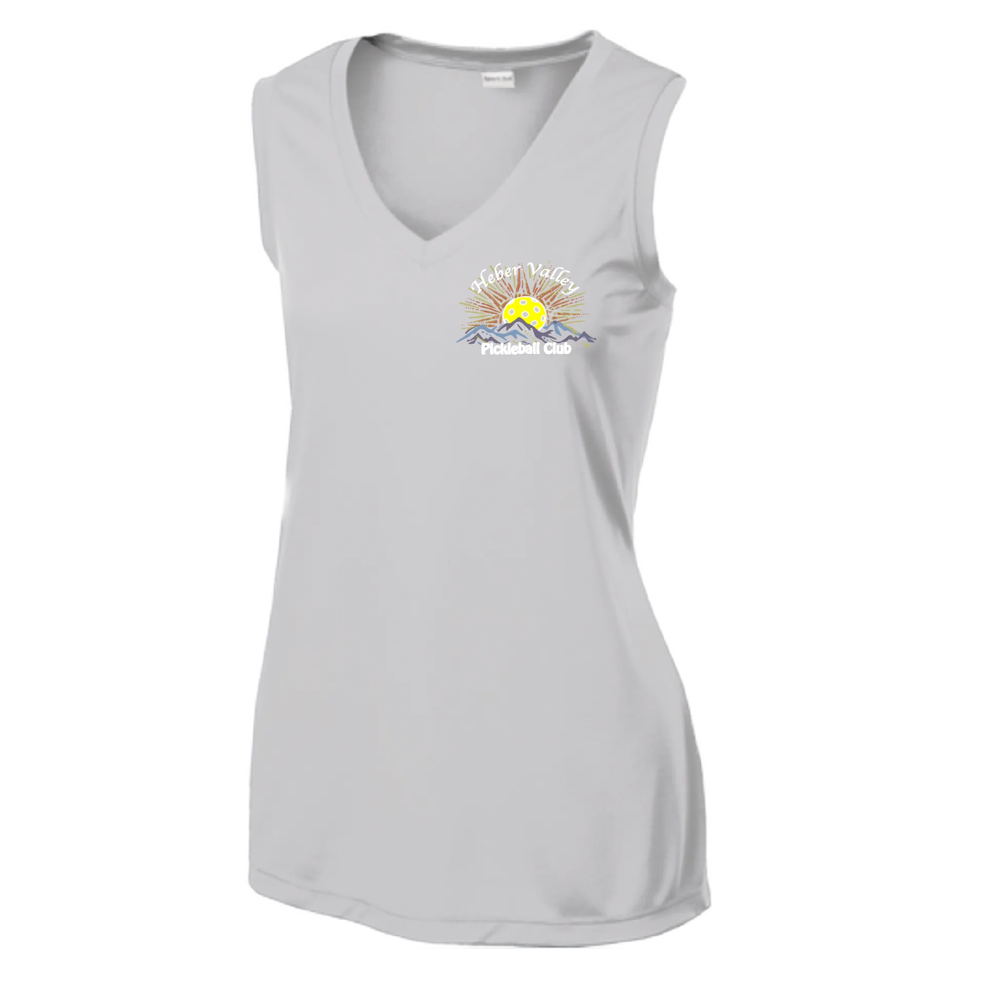 Heber Valley Pickleball Club (Small) | Women’s Sleeveless Athletic Shirt | 100% Polyester