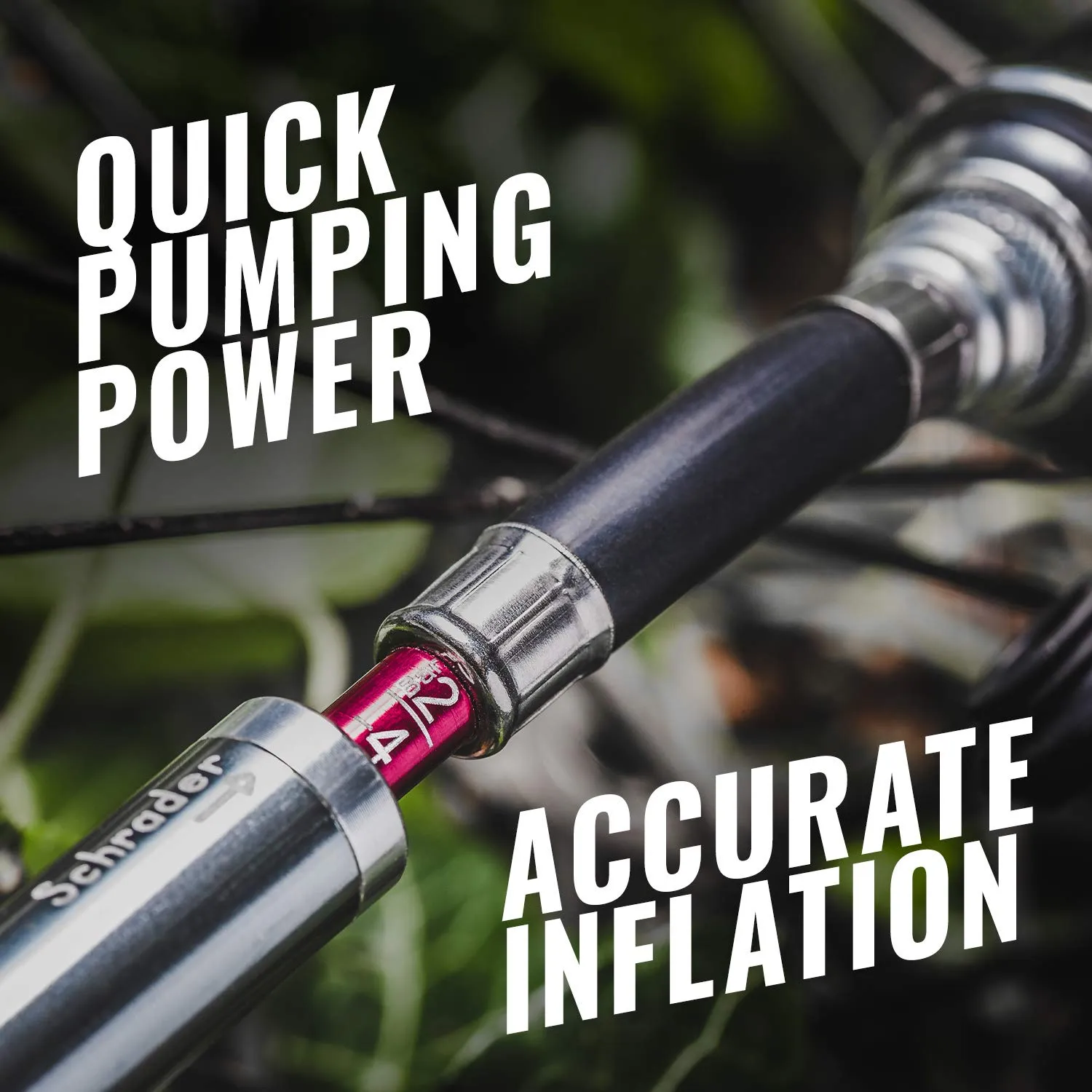 High Pressure Mini Pump w/Gauge