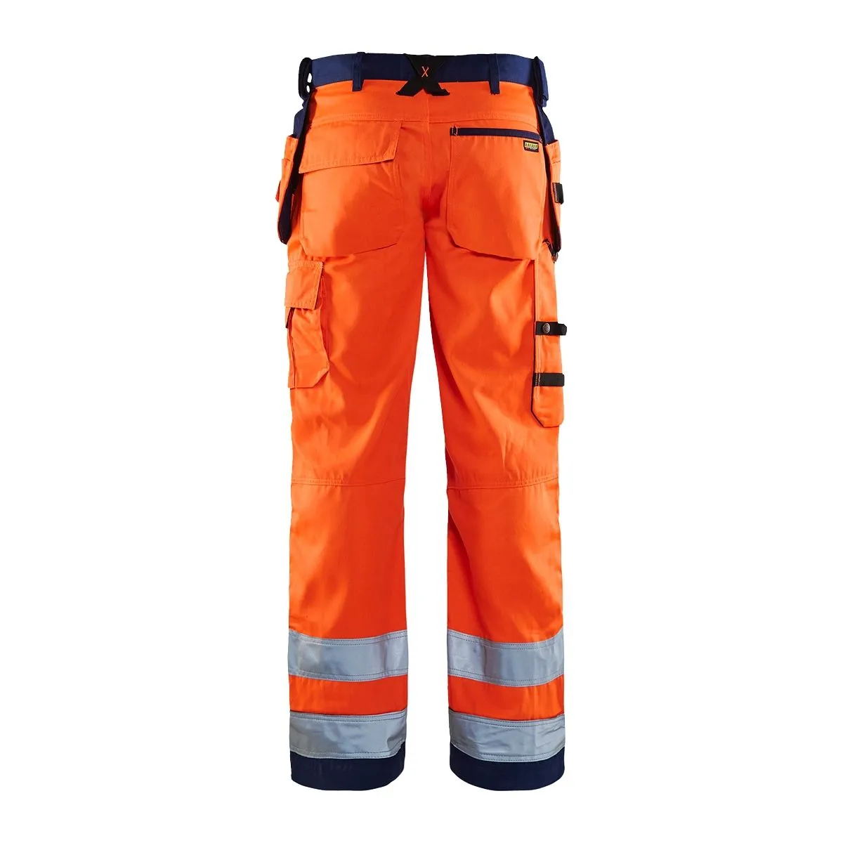 High&#x20;Vis&#x20;Craftsman&#x20;Trouser&#x20;1568&#x20;High&#x20;Vis&#x20;Oranje&#x2F;Marine&#x20;-&#x20;Bl&#xE5;kl&#xE4;der