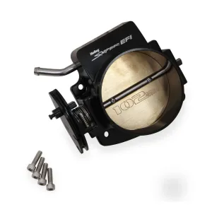 Holley Sniper EFI Throttle Body - Stock Flange - 102 mm Single Blade - IAC Provision - Billet  - Black Anodized - GM LS-Series