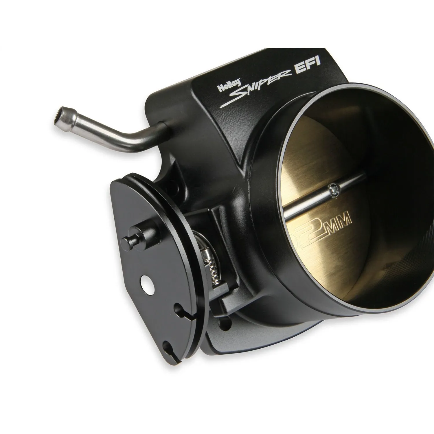 Holley Sniper EFI Throttle Body - Stock Flange - 102 mm Single Blade - IAC Provision - Billet  - Black Anodized - GM LS-Series
