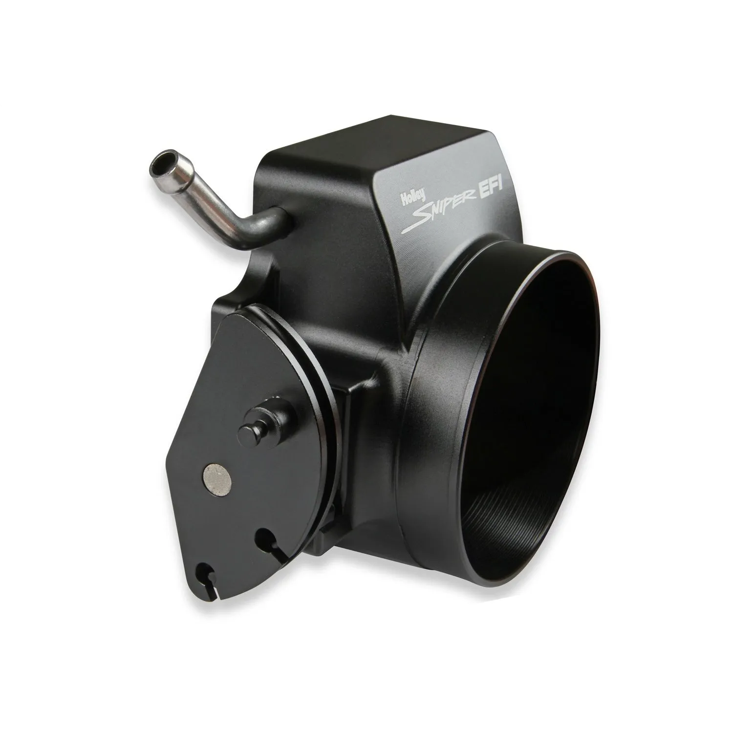 Holley Sniper EFI Throttle Body - Stock Flange - 102 mm Single Blade - IAC Provision - Billet  - Black Anodized - GM LS-Series