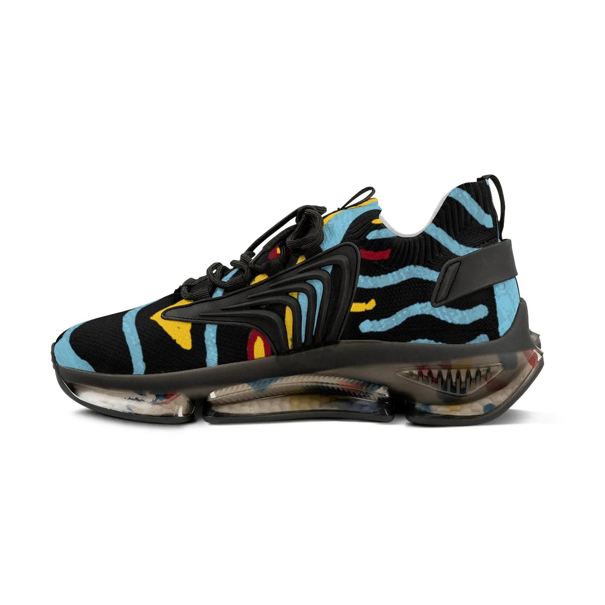Idee Men's Mesh Sports Sneakers Black