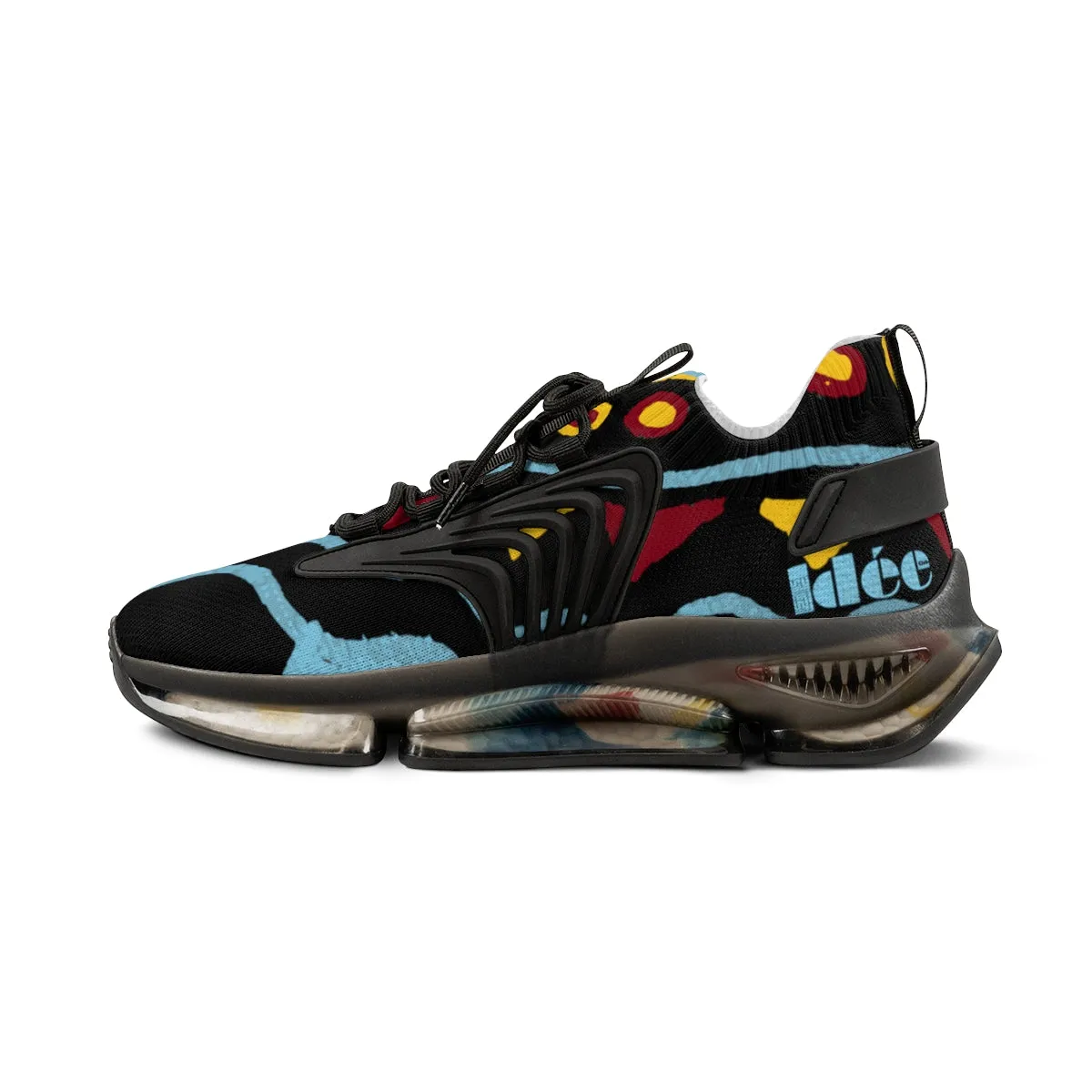 Idee Men's Mesh Sports Sneakers Black