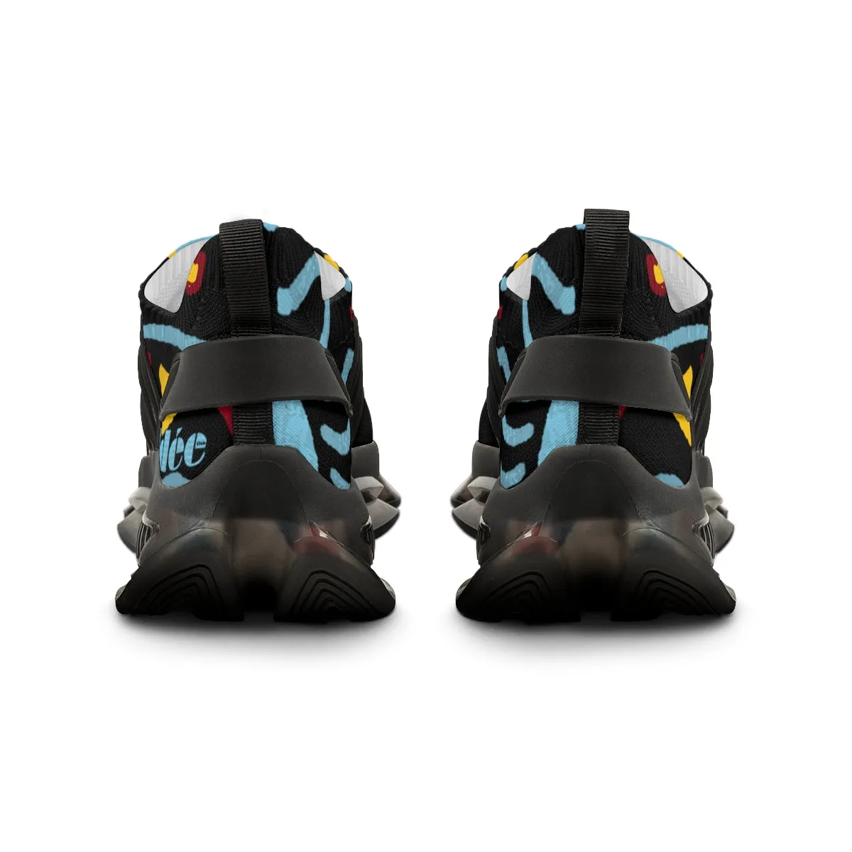 Idee Men's Mesh Sports Sneakers Black